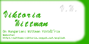 viktoria wittman business card